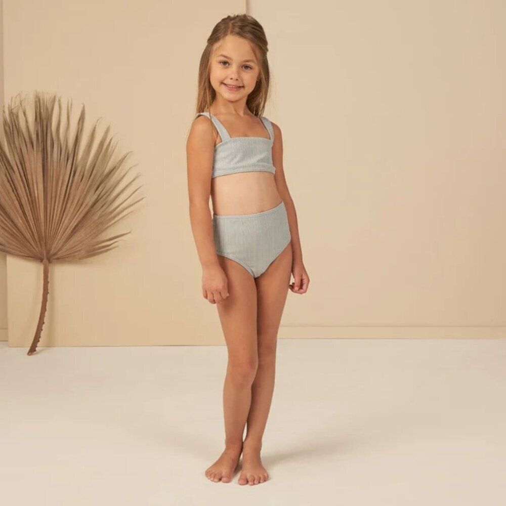 NWT - Rylee + Cru Brentley Blue Bikini size 2-3Y - Picture 3 of 3